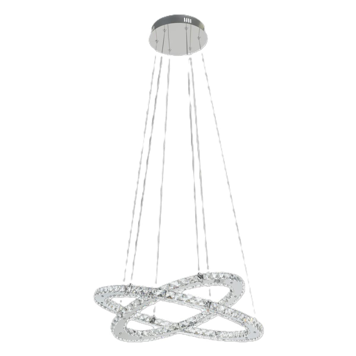 Eglo Varrazo Chrome LED Pendant Light 4000K