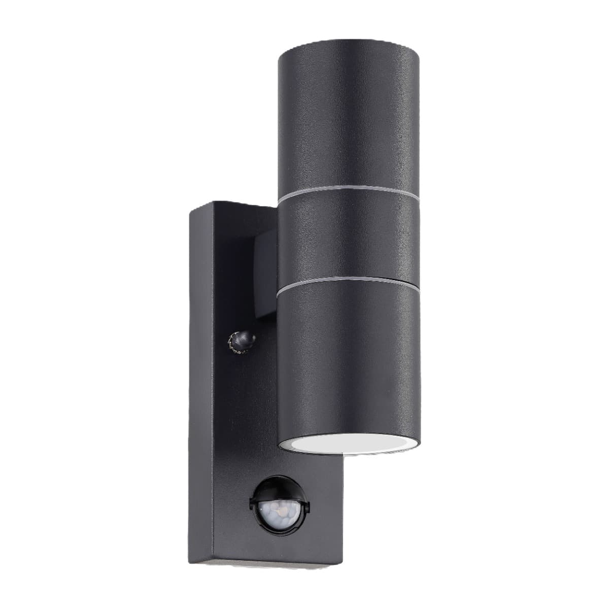 Eglo Riga 5 Anthracite Outdoor GU10 Wall Light IP44 with Sensor - Grey