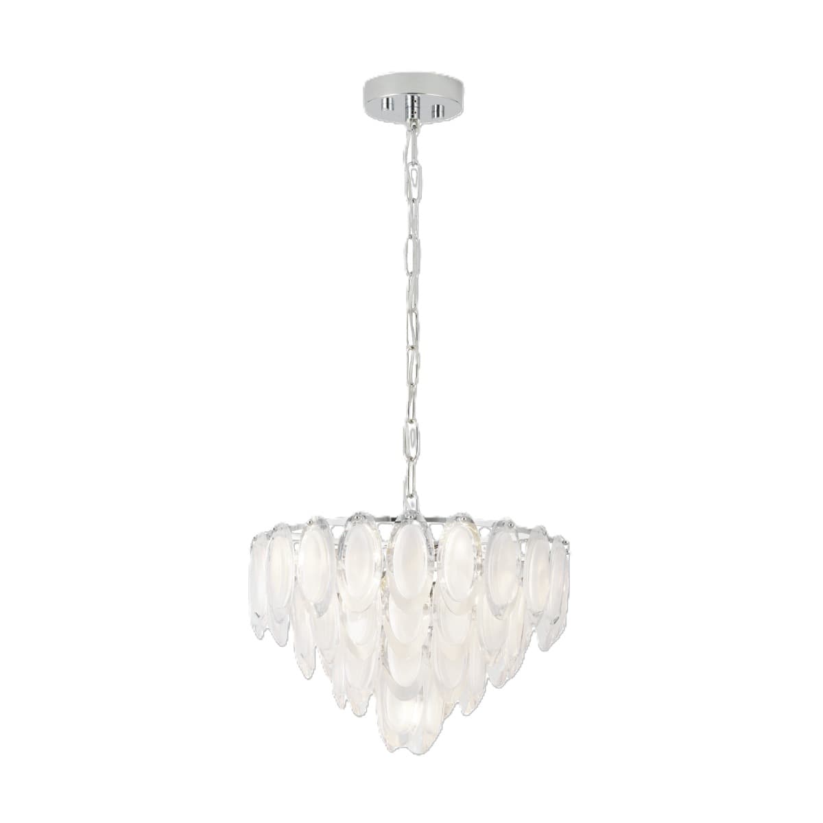 Eglo Carvario Satin Chrome E14 Pendant Light