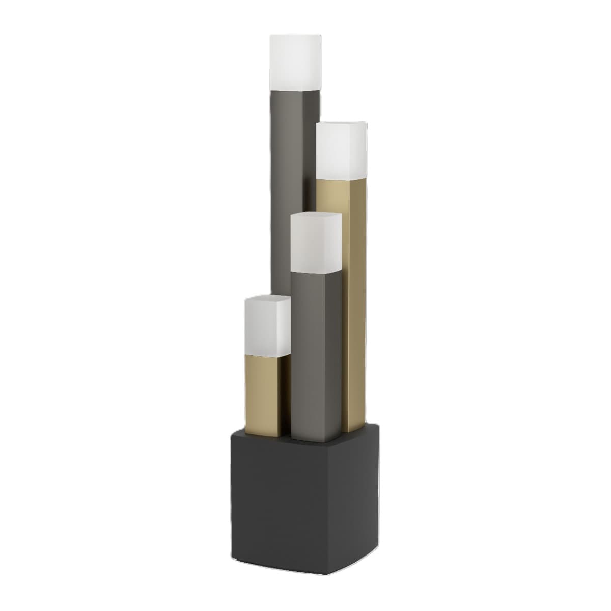 Eglo Estanterios Black Brown Gold LED Table Light 3000K