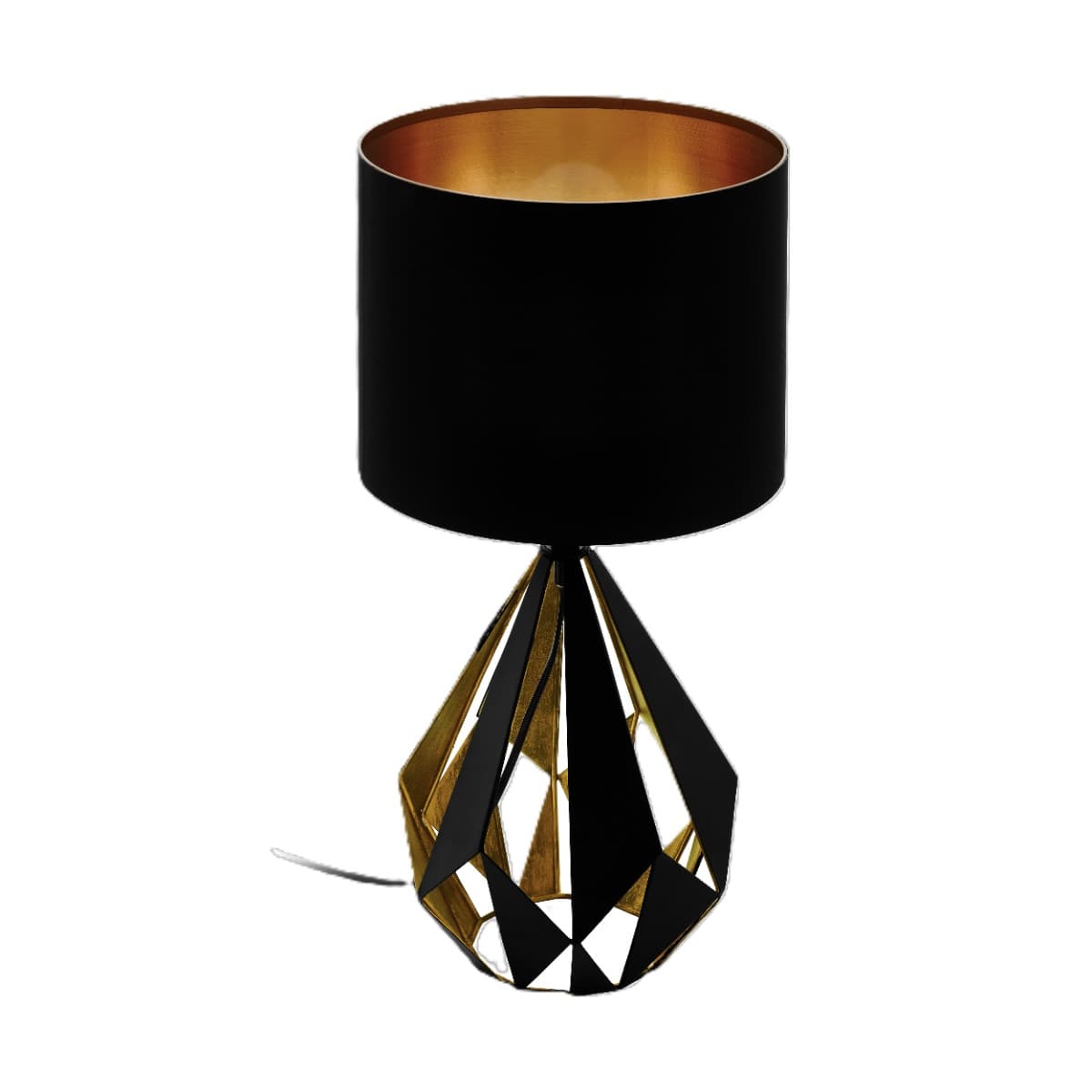 Eglo Carlton 5 Black Copper E27 Table Light