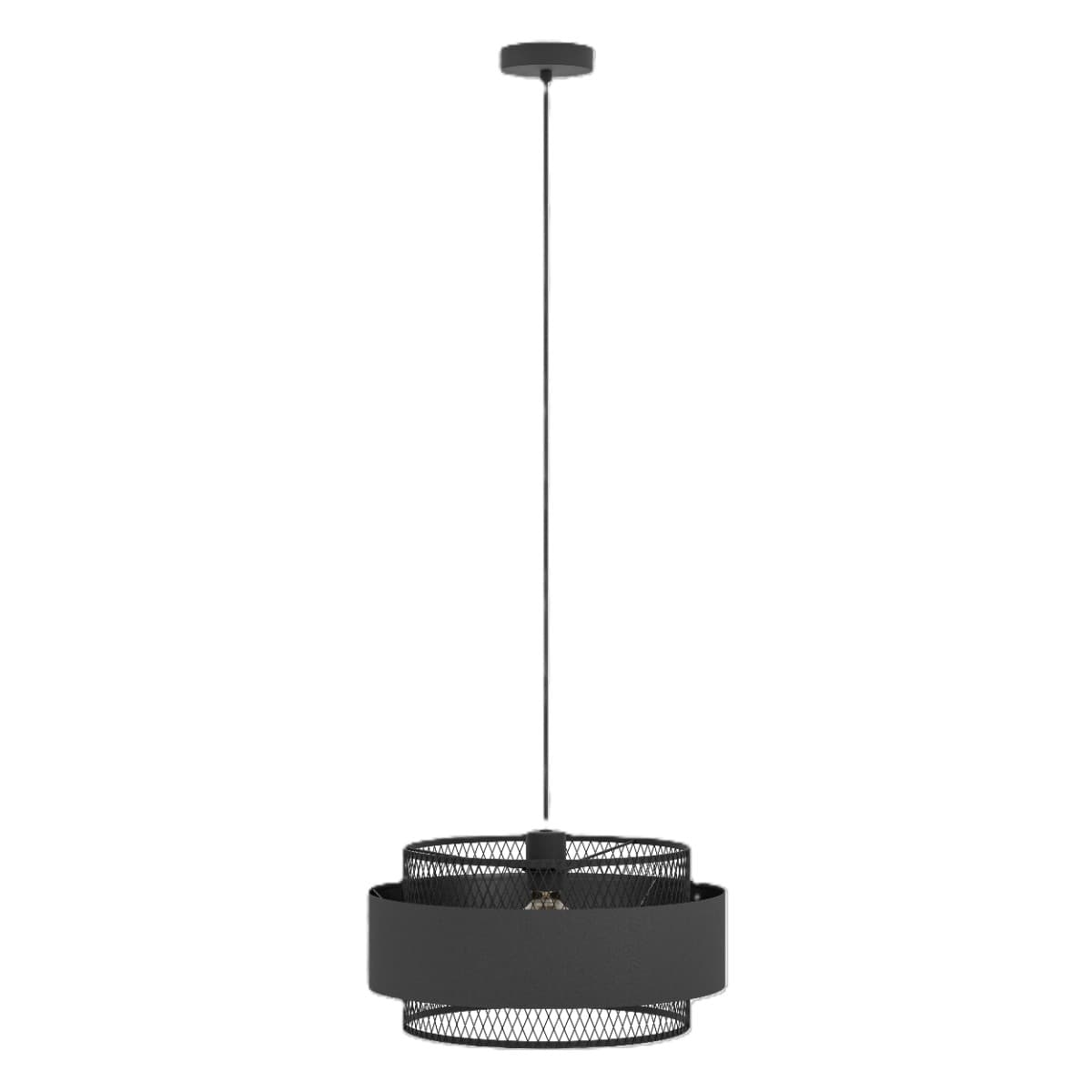 Eglo Bazely Black E27 Pendant Light