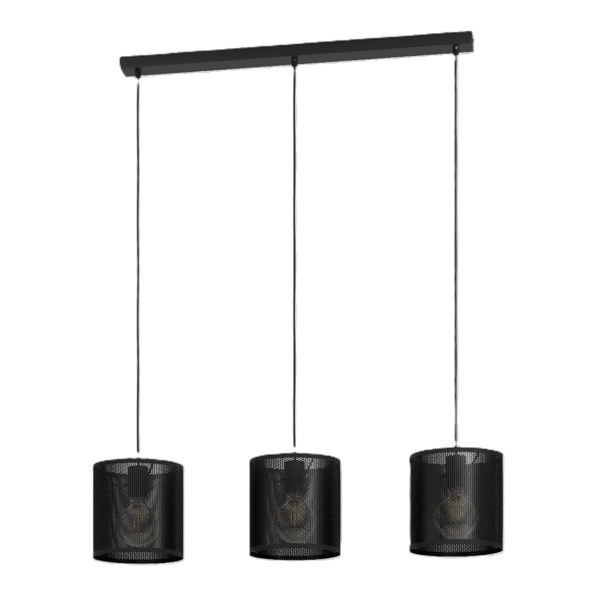 Eglo Manby Black E27 Pendant Light