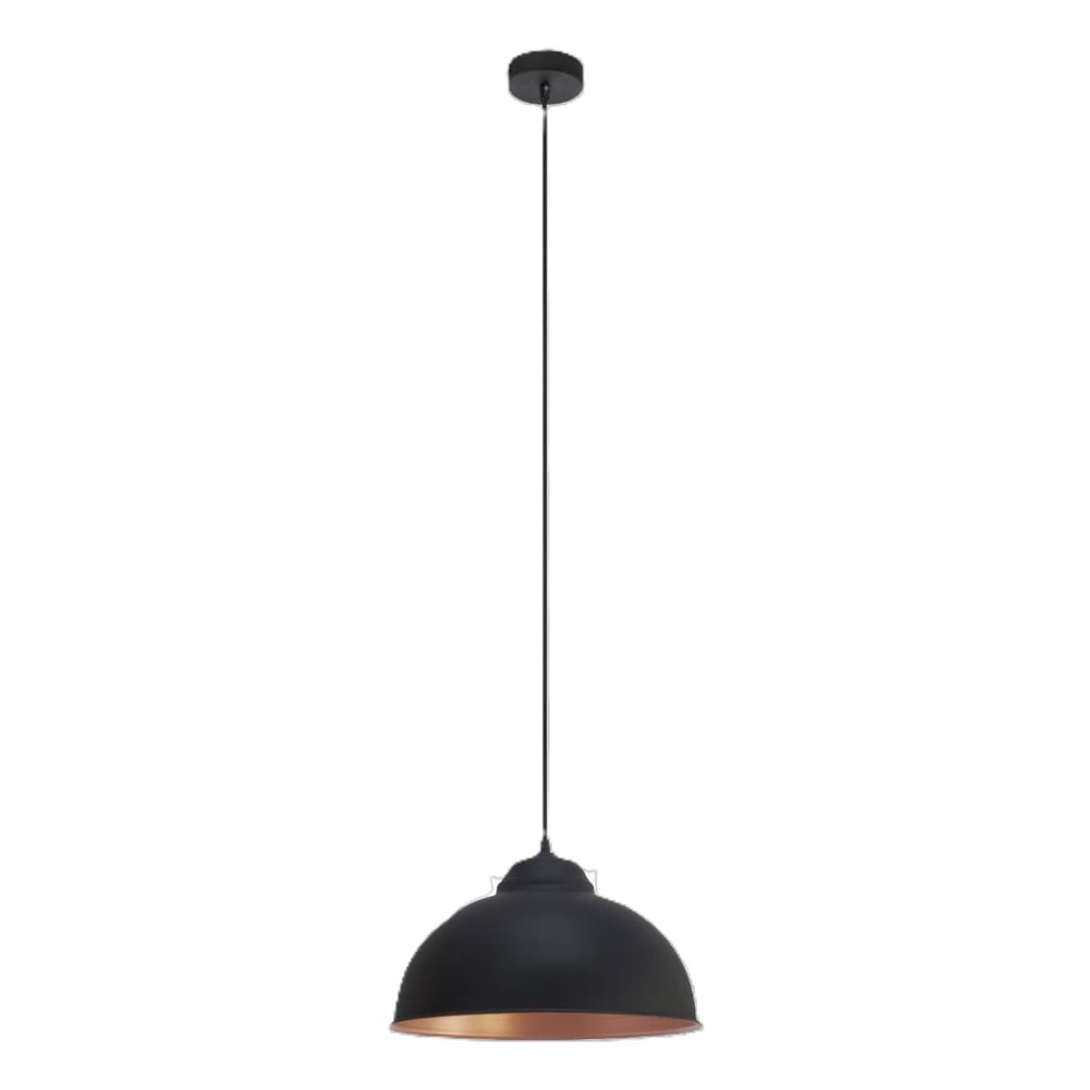 Eglo Truro 2 Black Copper E27 Pendant Light