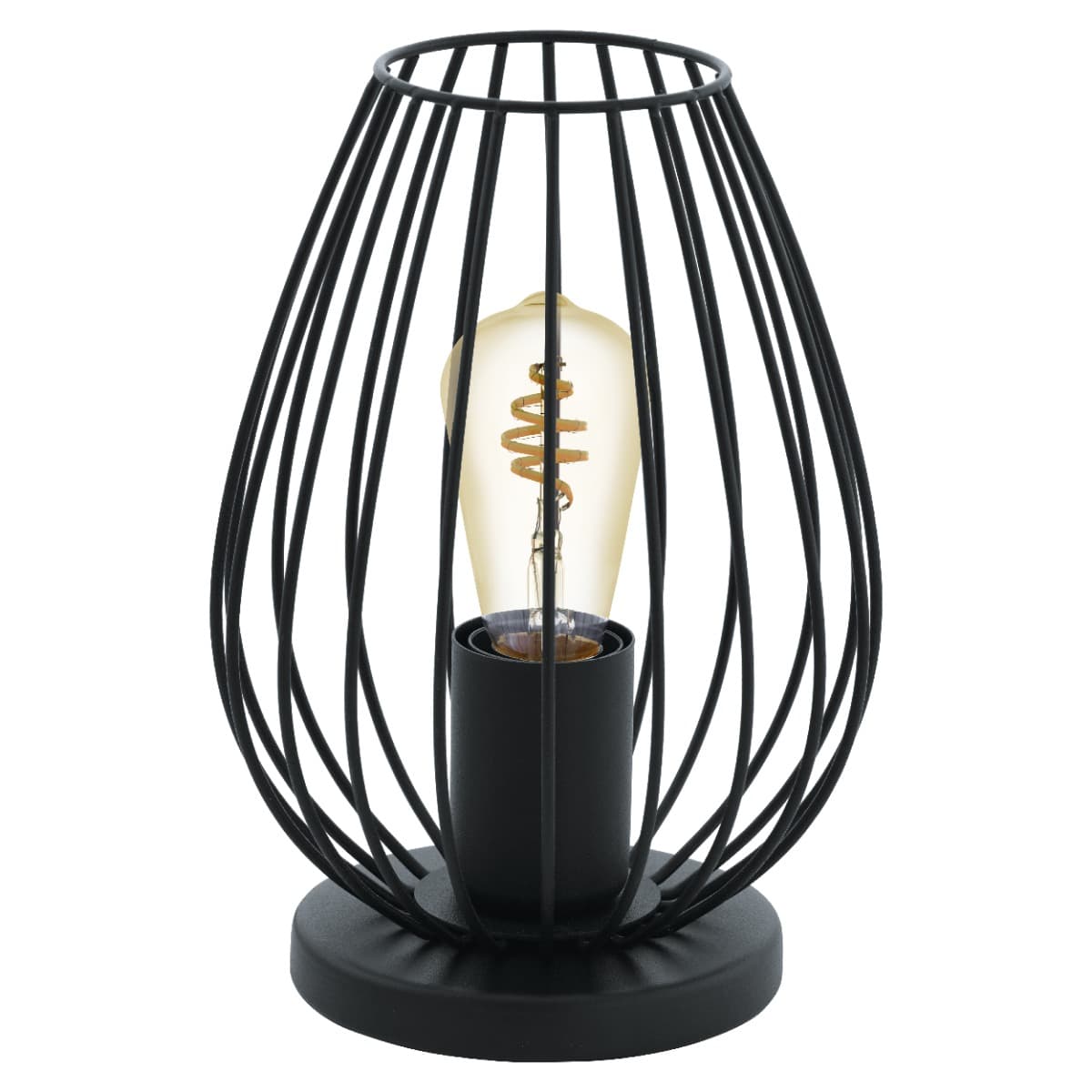 Eglo Newtown Black E27 Table Light