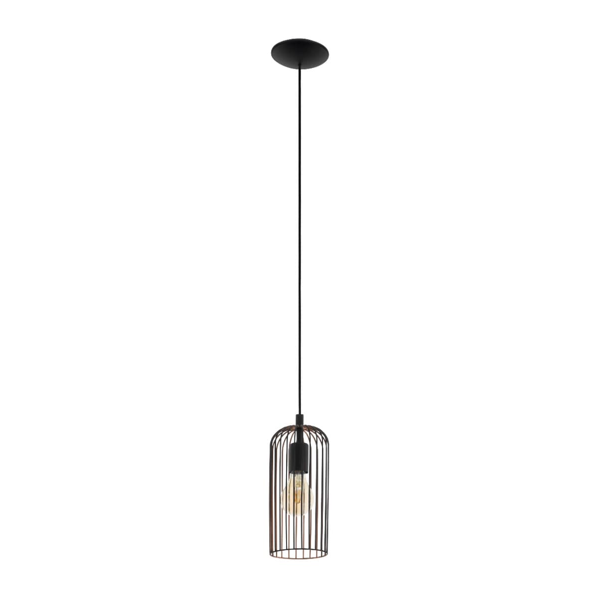Eglo Roccamena Black Copper E27 Pendant Light