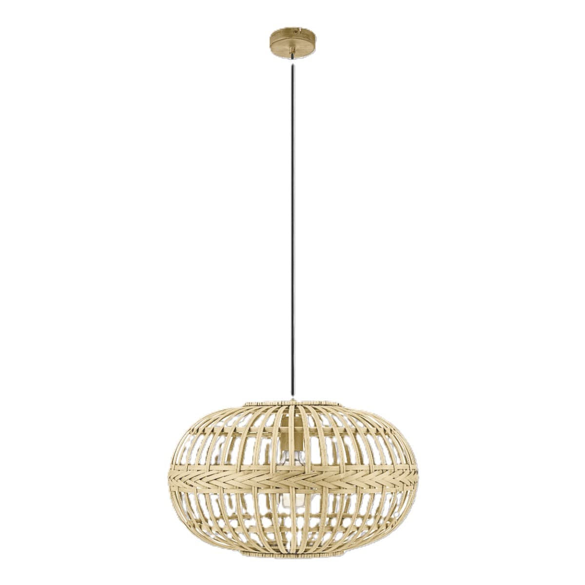 Eglo Amsfield Brown E27 Pendant Light