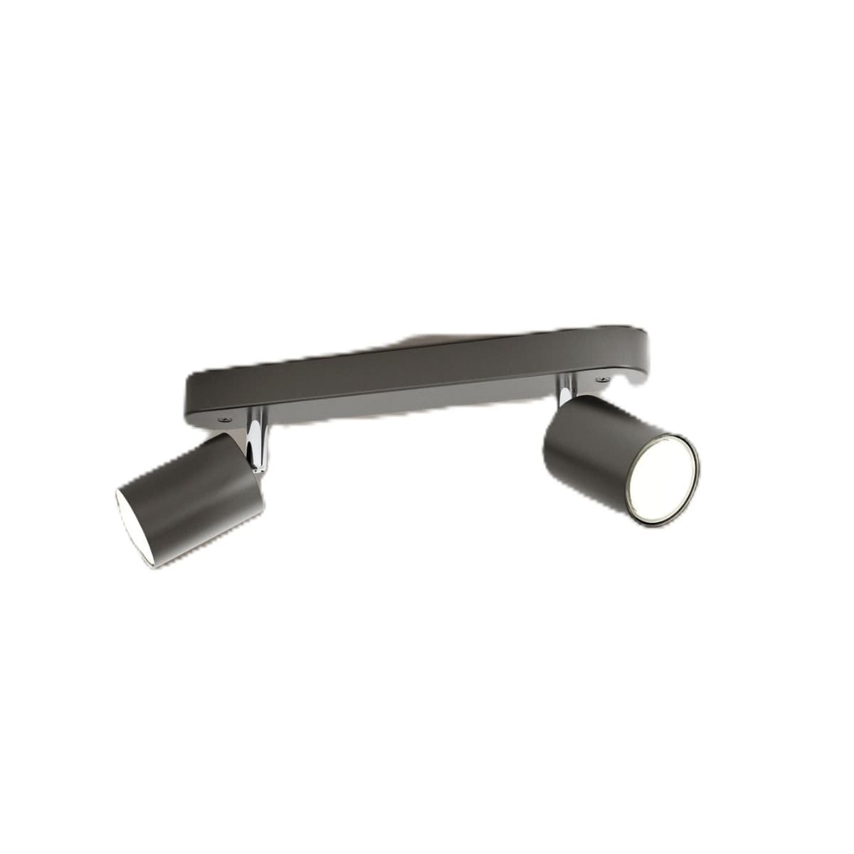 Eglo Reciso-E Black Double GU10 Spotlight