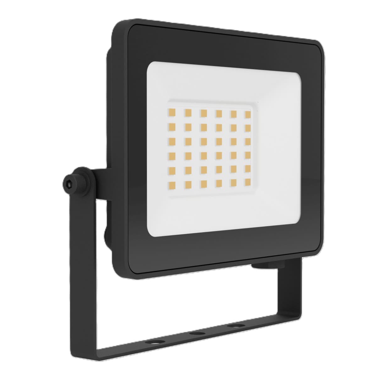 Eglo Risacca-E Large Black Outdoor LED Flood Light 4000K IP65
