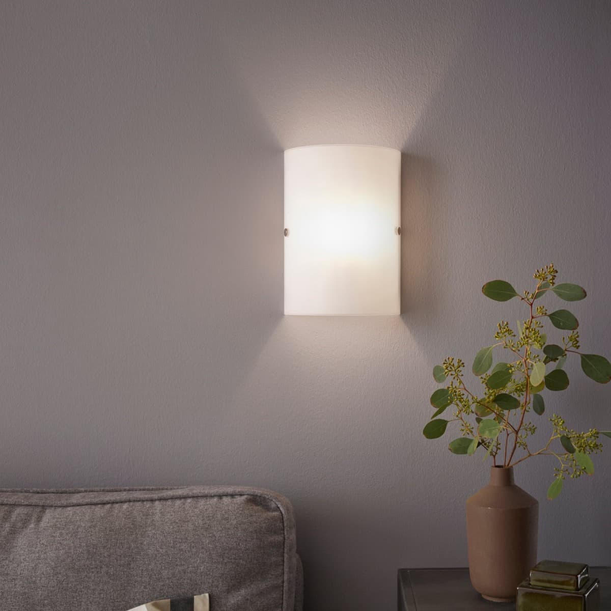 Eglo Troy 3 Satin Nickel E14 Wall Light