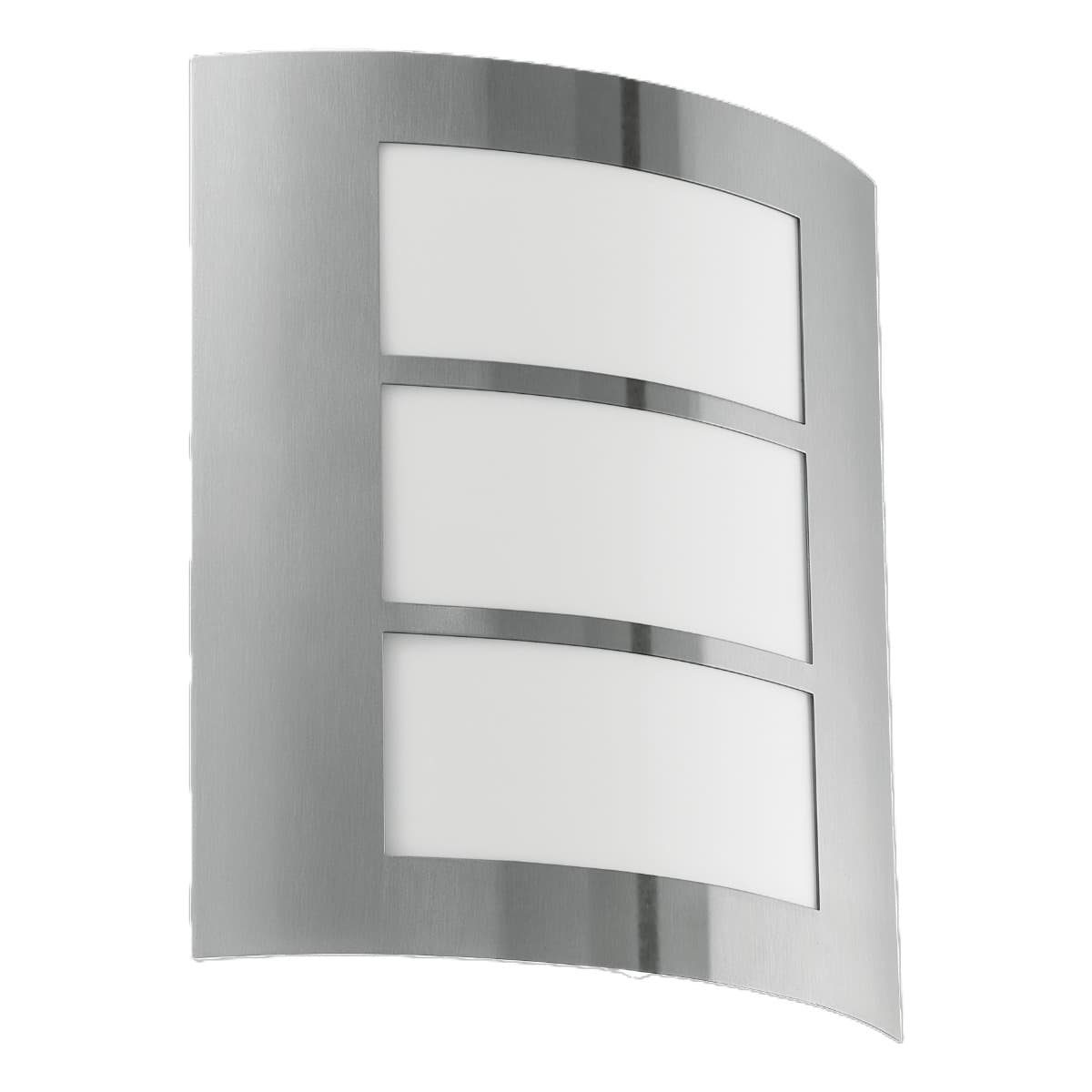 Eglo City Stainless Steel Outdoor E27 Wall Light IP44