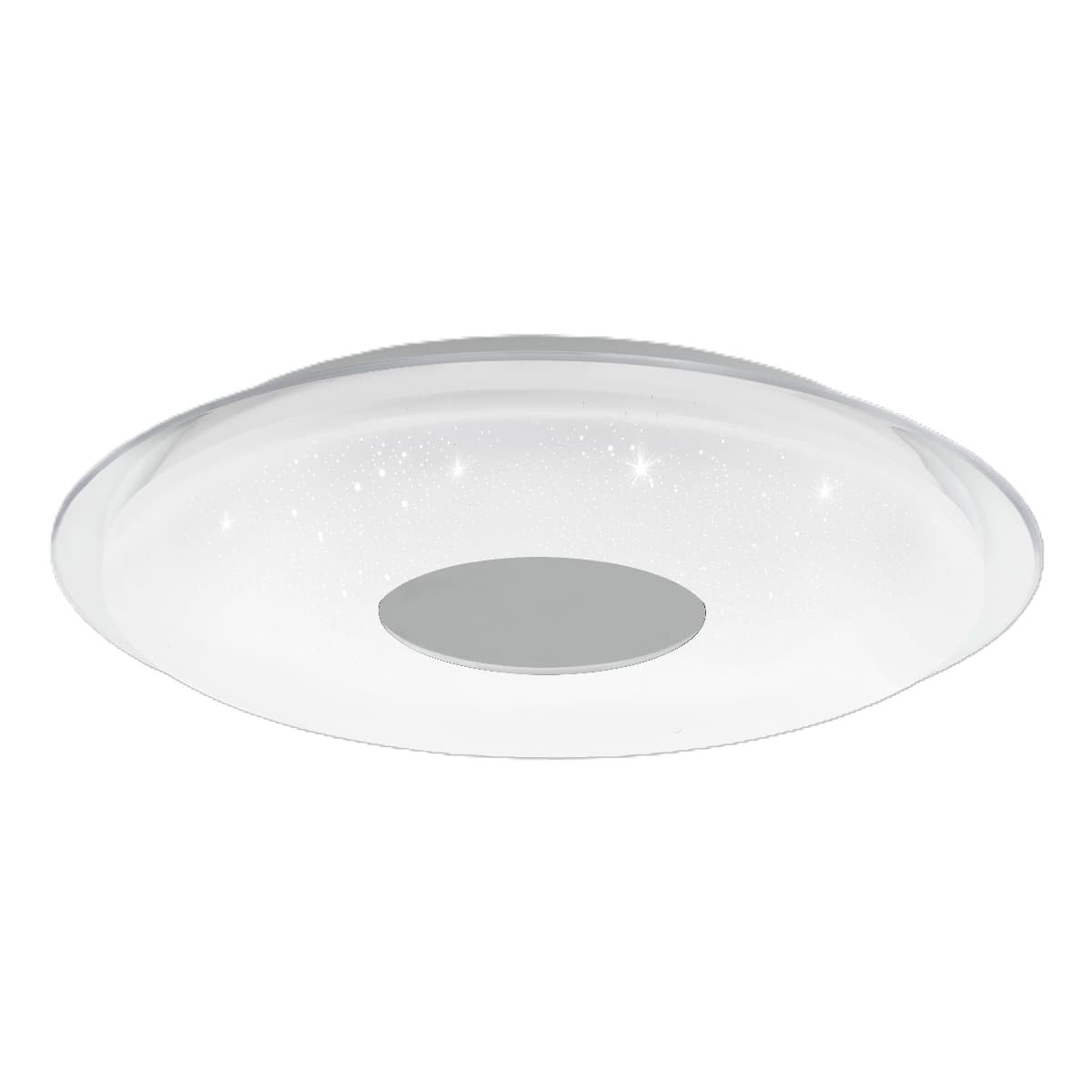 Eglo Lanciano-Z White Transparent LED Ceiling Light 2700-6500K