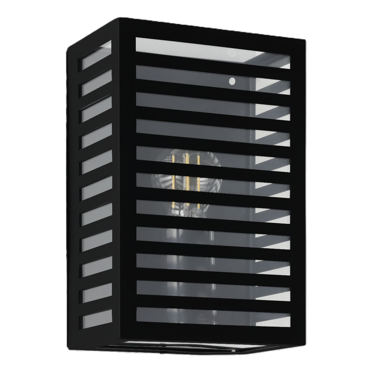 Eglo Alamonte 3 Black Outdoor E27 Wall Light IP44