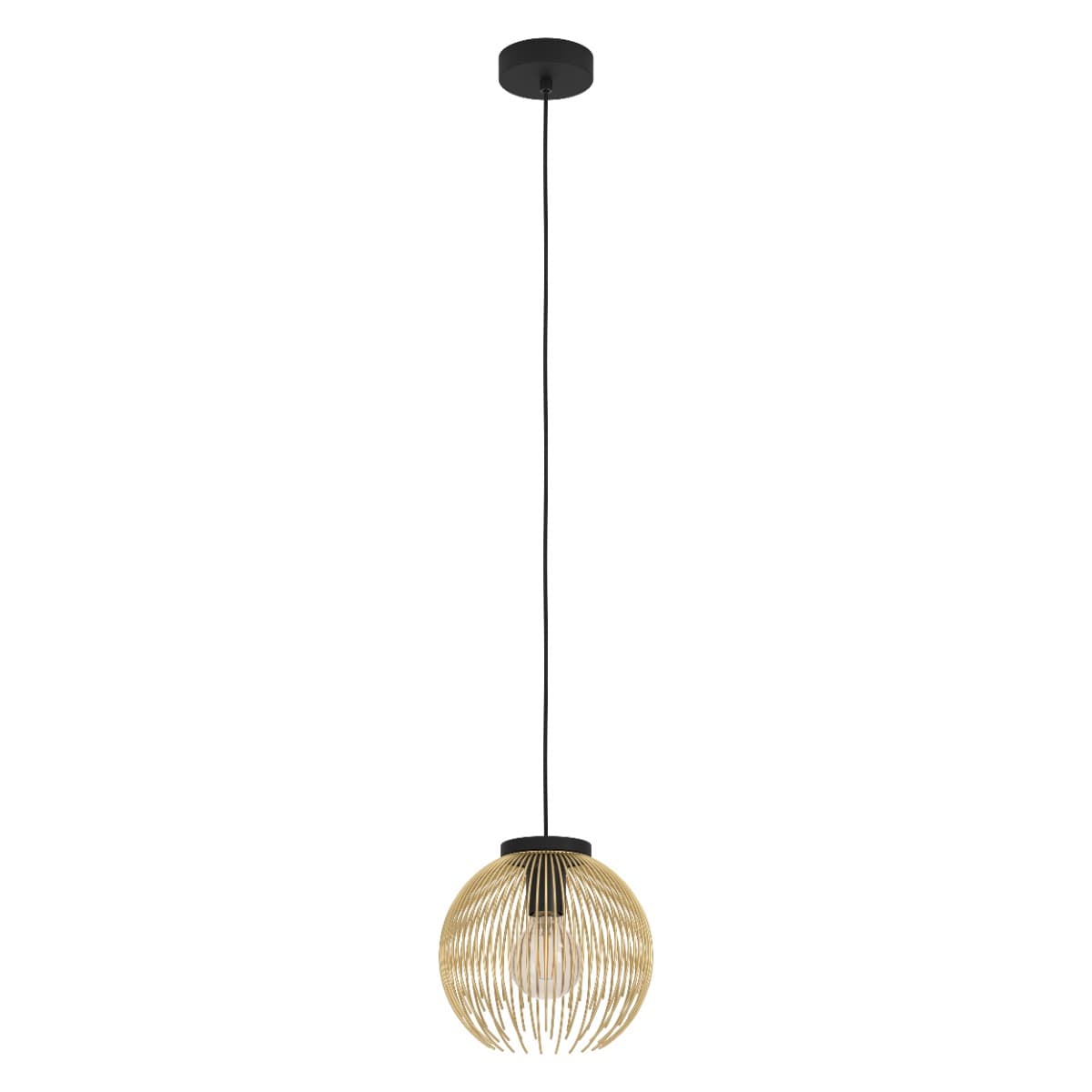 Eglo Venezuela Black Gold E27 Pendant Light