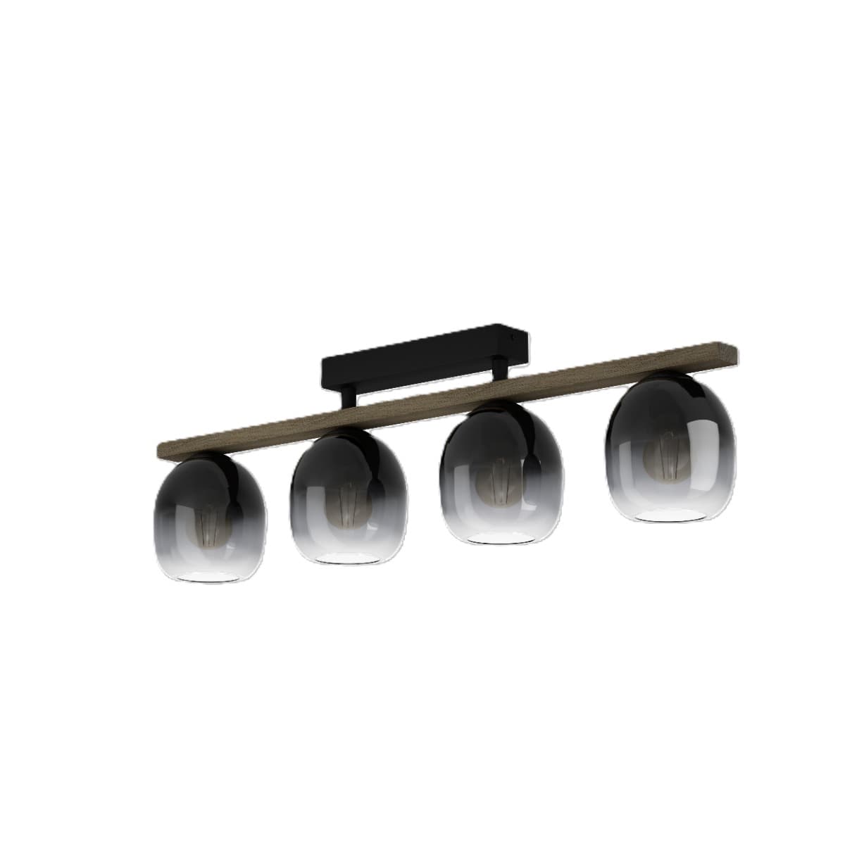 Eglo Filago Black Brown E27 Ceiling Light