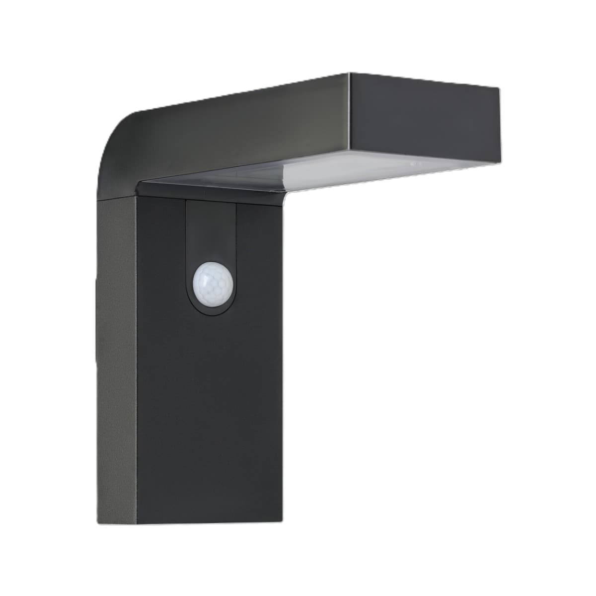 Eglo Baracconi Black Outdoor SOLAR-LED Wall Light IP44 with Sensor