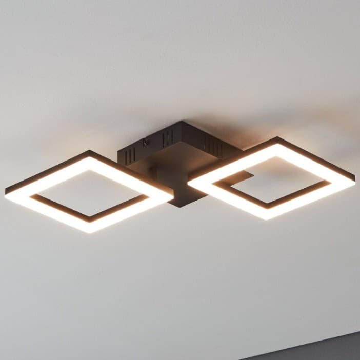 Eglo Paranday-Z Small Black LED Ceiling Light 3000-6500K