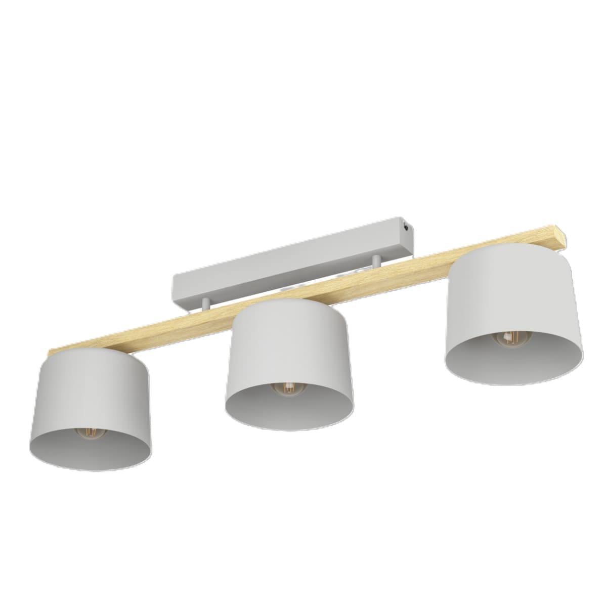 Eglo Mariel Light Grey Brown E27 Ceiling Light