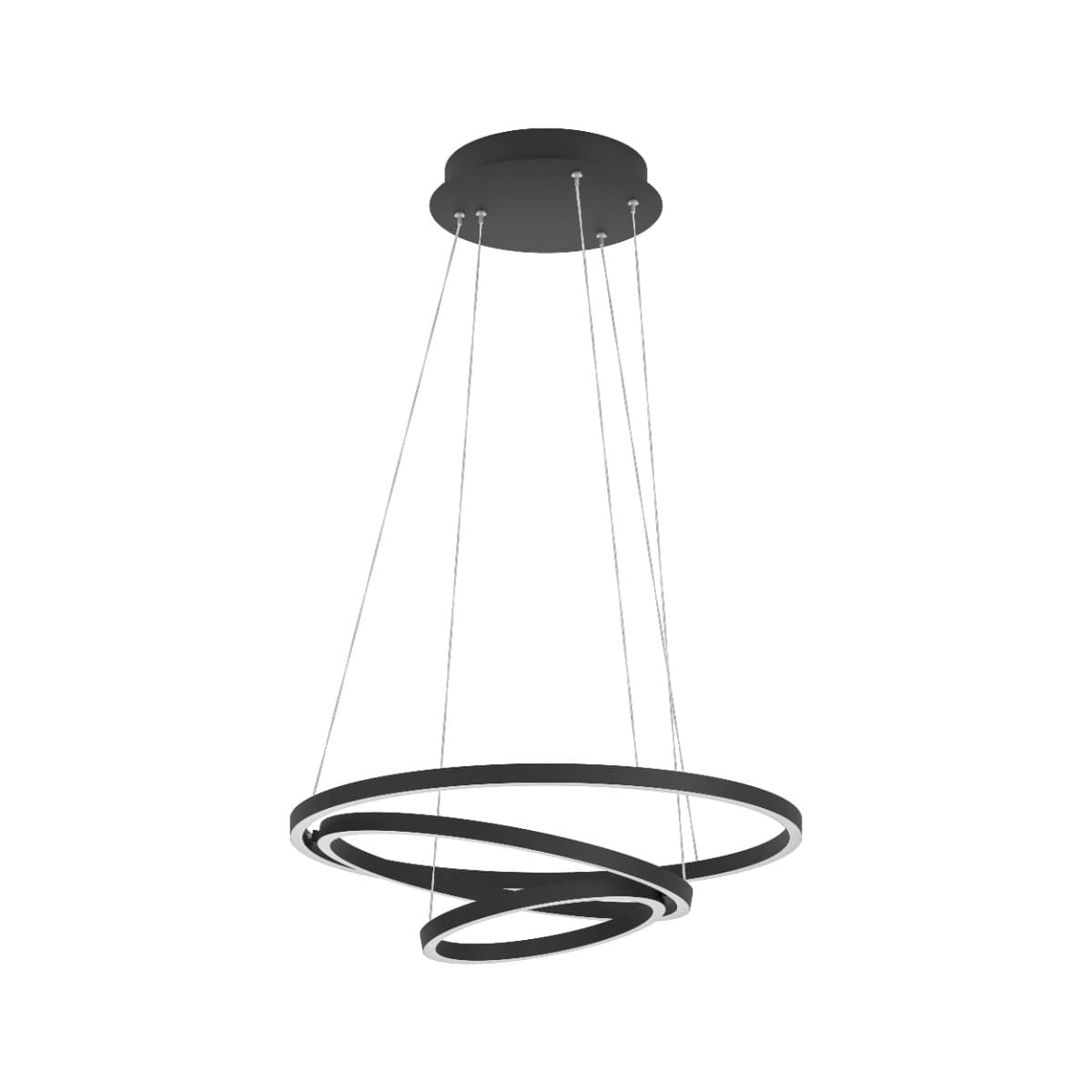 Eglo Lobinero-Z Black LED Pendant Light 3000-6500K