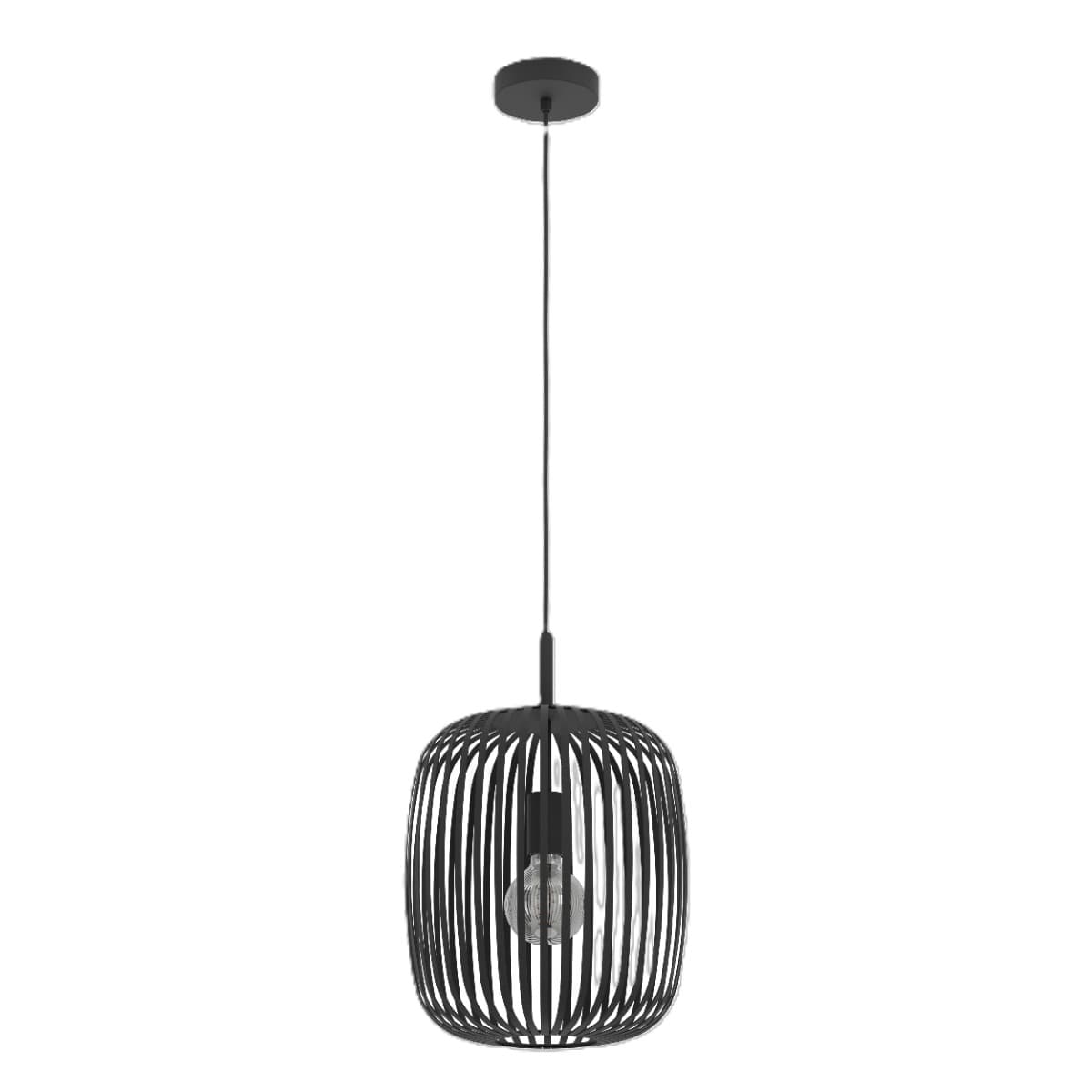 Eglo Romazzina Black E27 Pendant Light