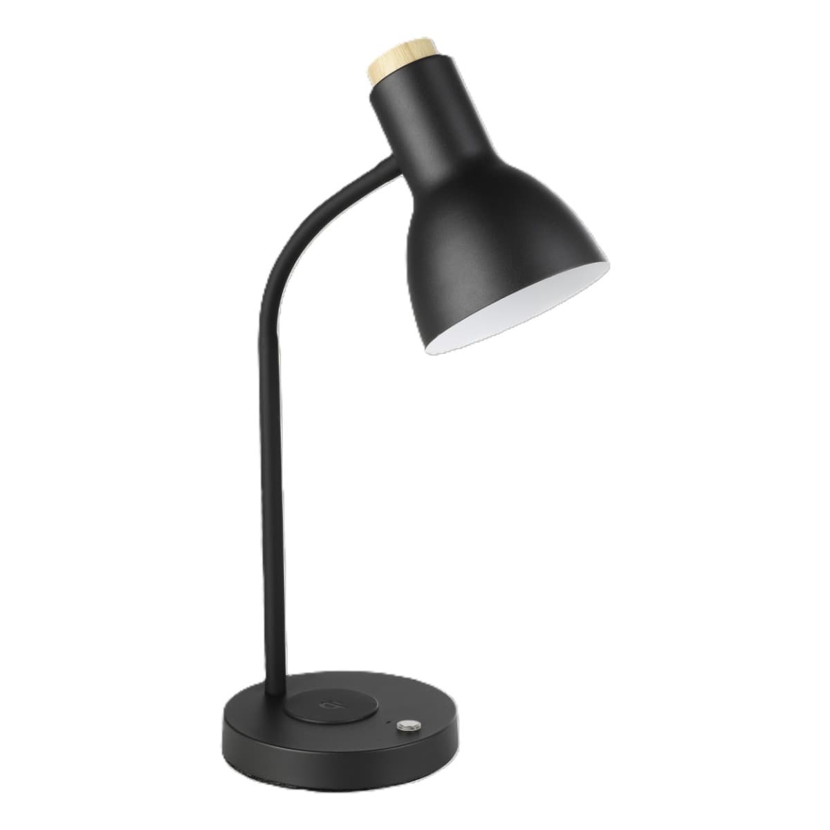 Eglo Veradal-Qi Black Brown LED Table Light 3000K