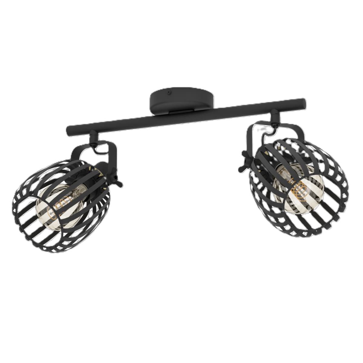 Eglo Girona Black Brushed Brass E27 Spotlight
