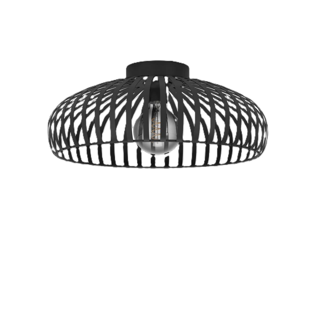 Eglo Mogano 3 Black E27 Ceiling Light