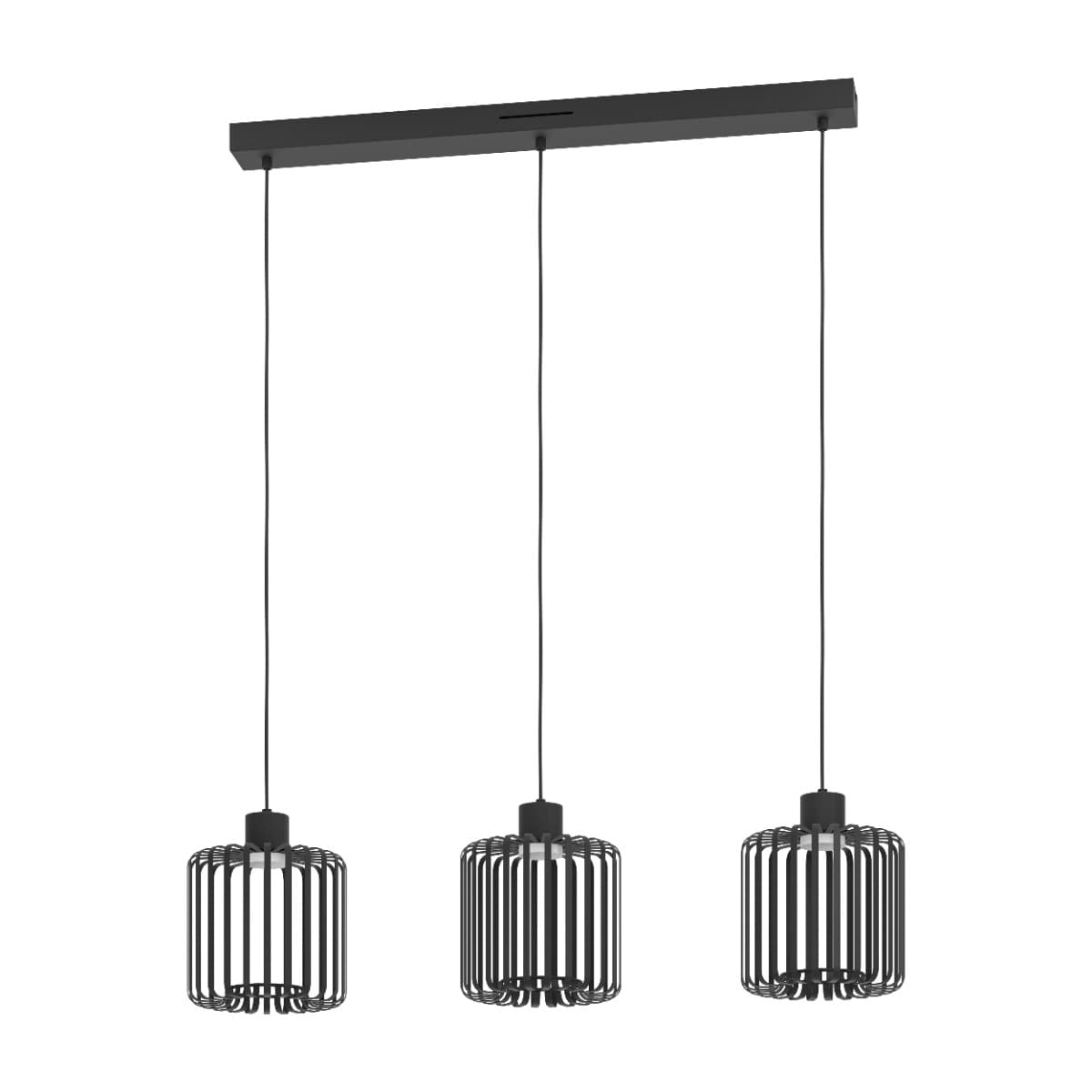 Eglo Ginestrone-Z Triple Black LED Pendant Light 2700-6500K