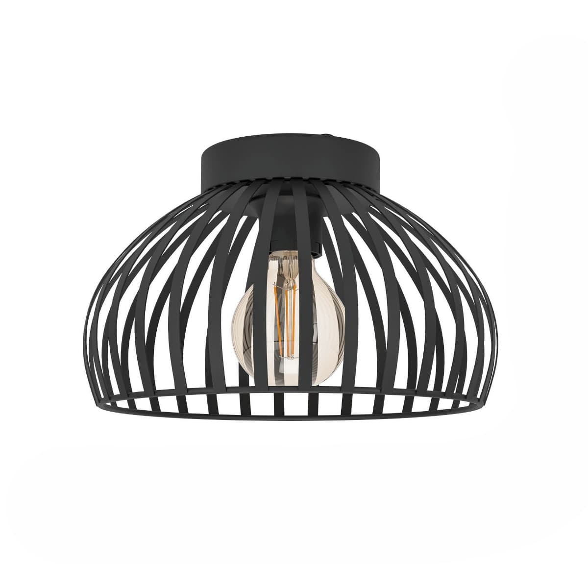 Eglo Mogano 3 Small Black E27 Ceiling Light