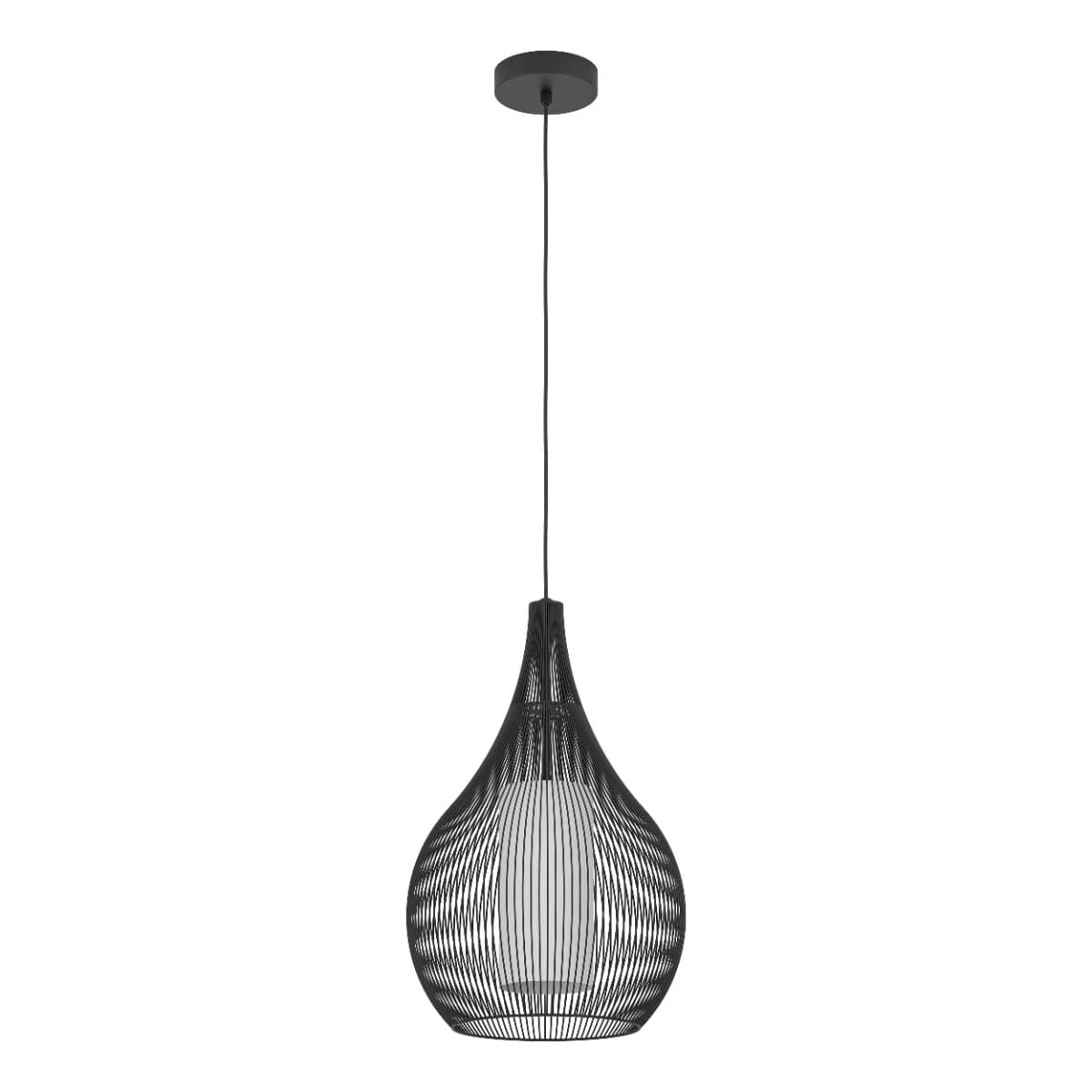 Eglo Razoni 1 Black E27 Pendant Light