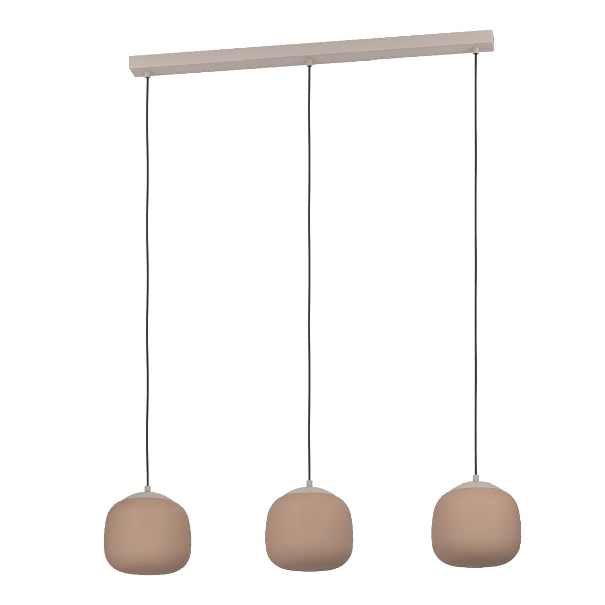 Eglo Cominio Triple Taupe E27 Pendant Light