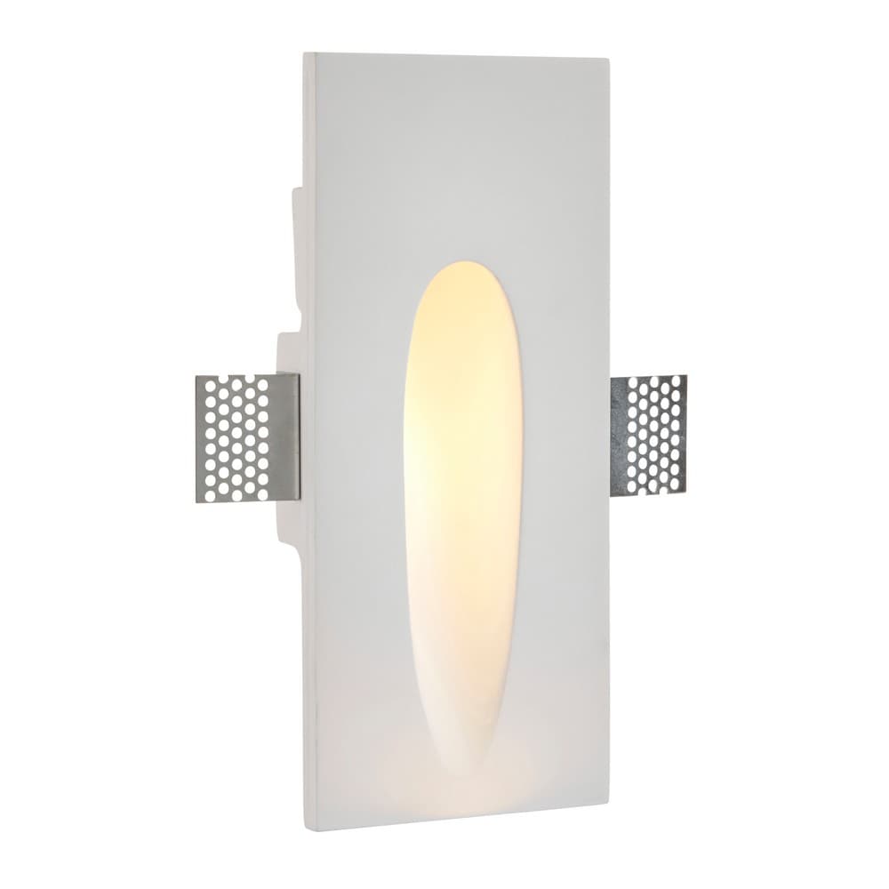 Saxby Zeke Rectangular 1.5W Warm White LED Wall Light
