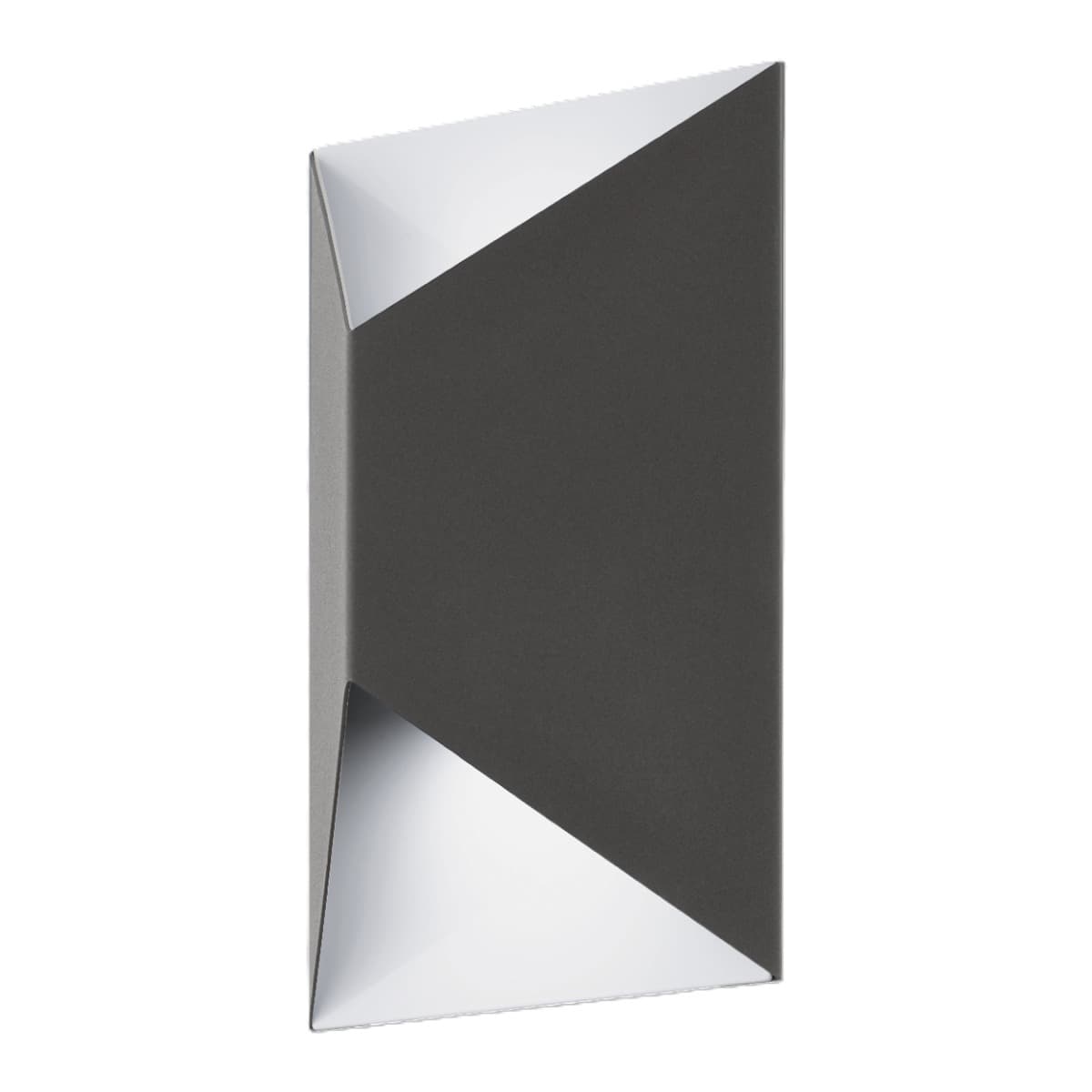 Eglo Predazzo Anthracite White Outdoor LED Wall Light 3000K IP44 - Grey