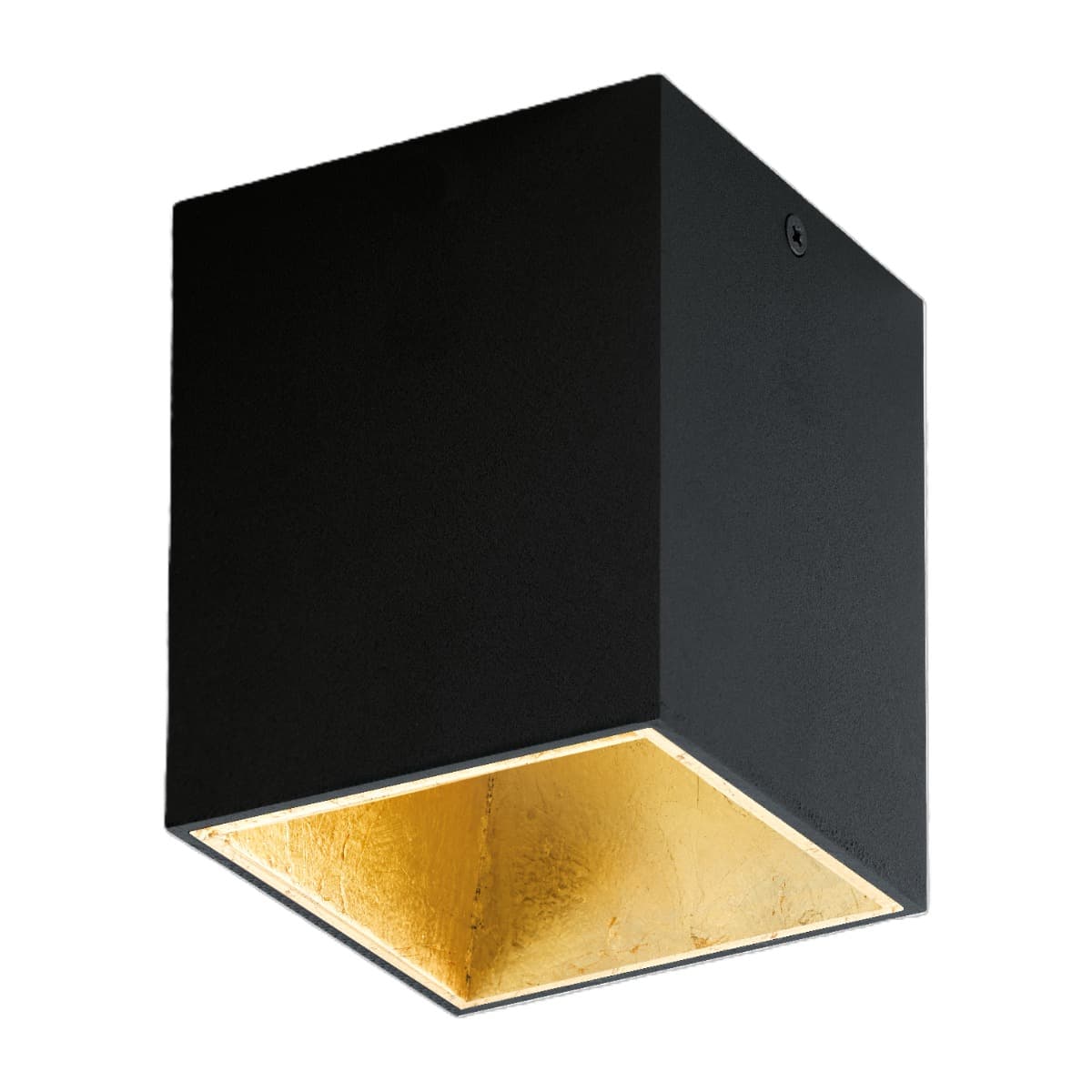 Eglo Polasso Black Gold LED Ceiling Light 3000K
