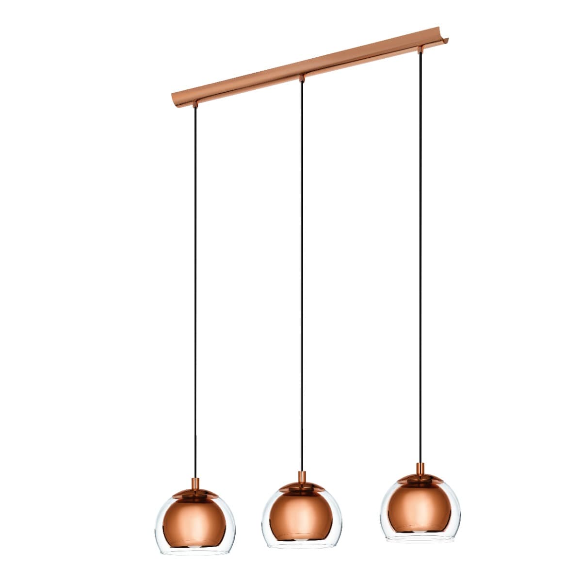 Eglo Rocamar Triple Copper E27 Pendant Light