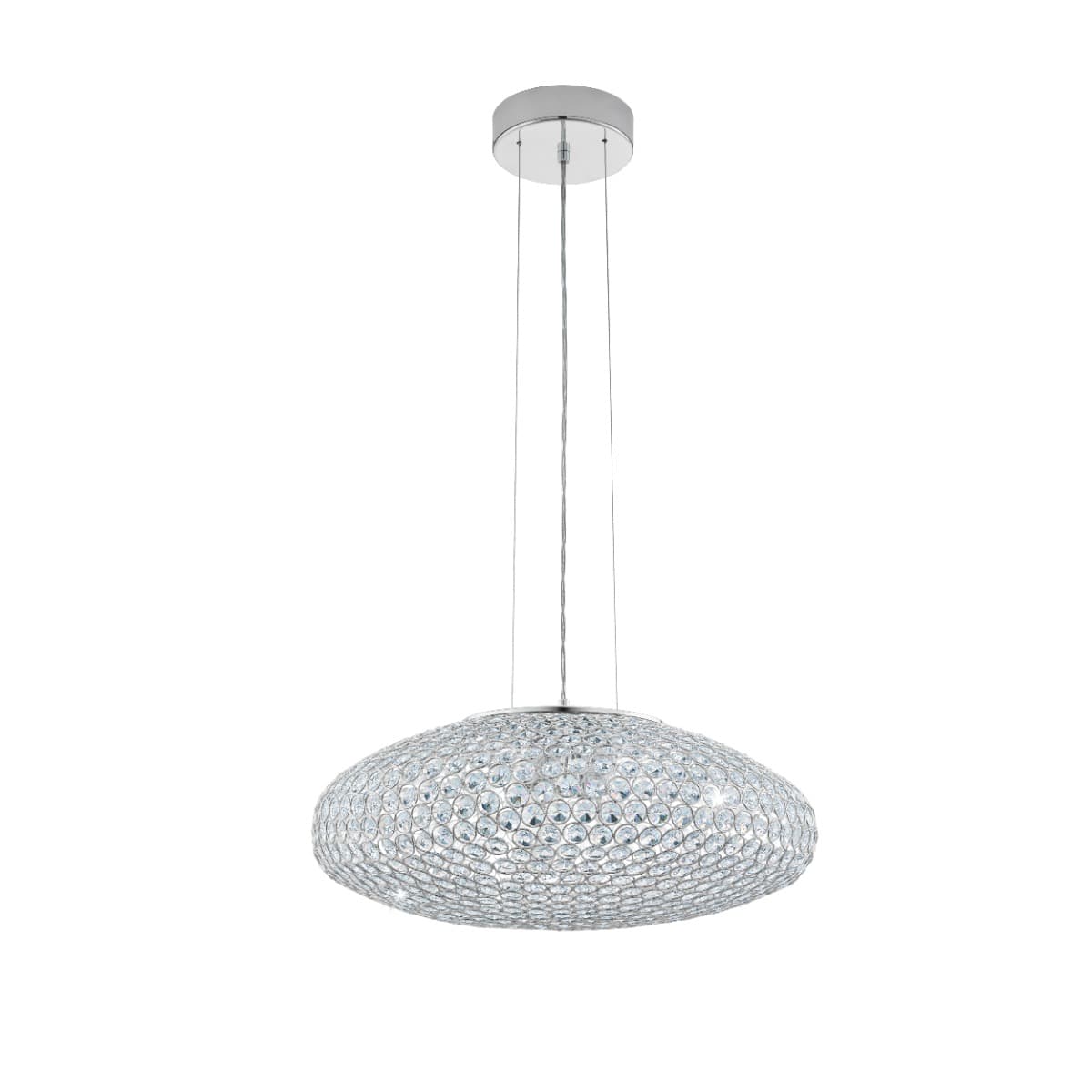 Eglo Clemente Chrome E27 Pendant Light