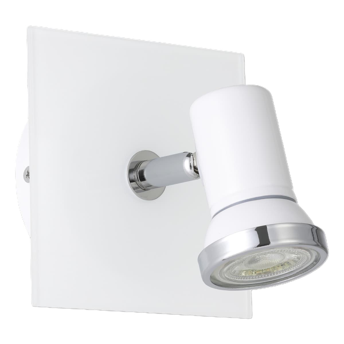 Eglo Tamara 1 Small White Chrome GU10 Spotlight IP44