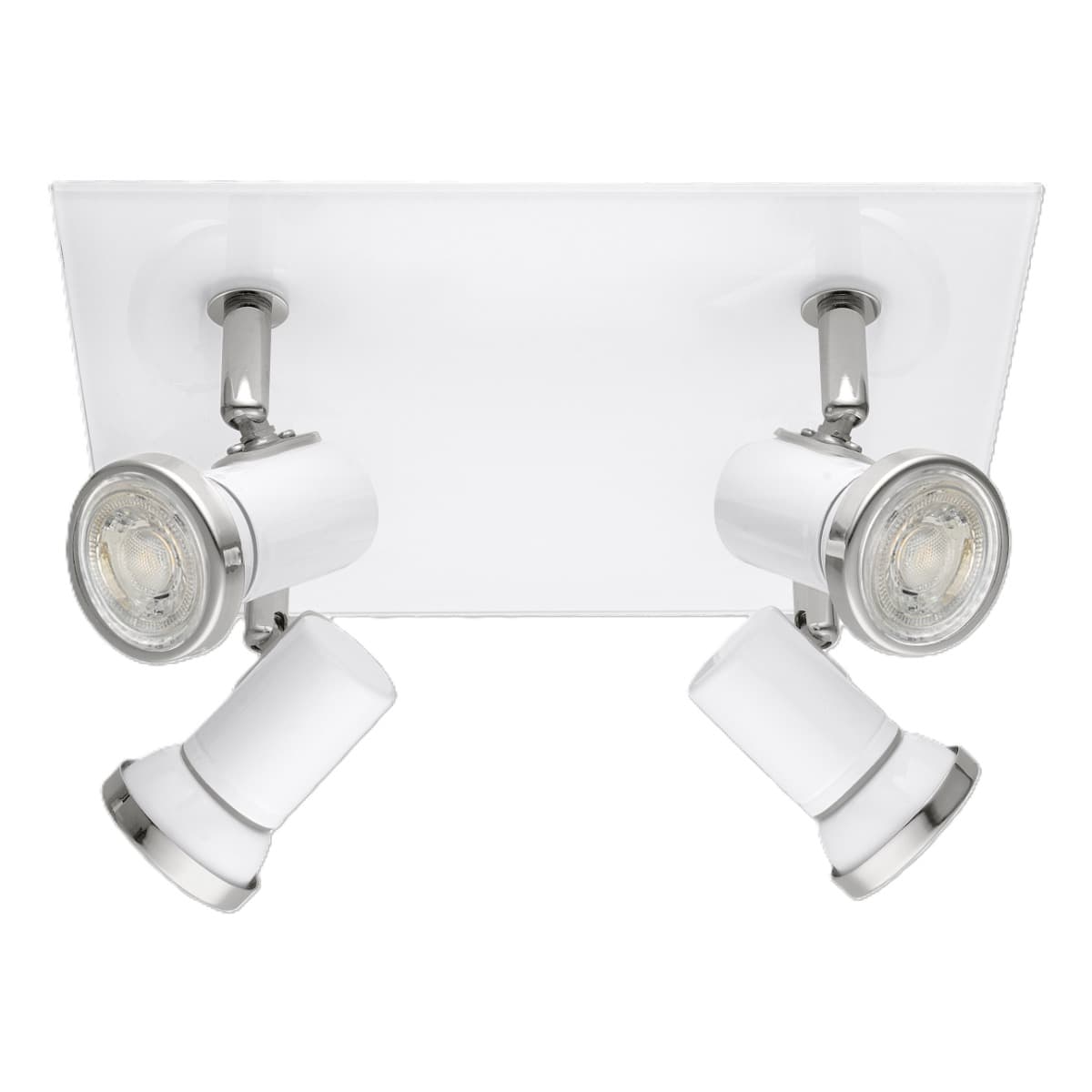 Eglo Tamara 1 Large White Chrome GU10 Spotlight IP44