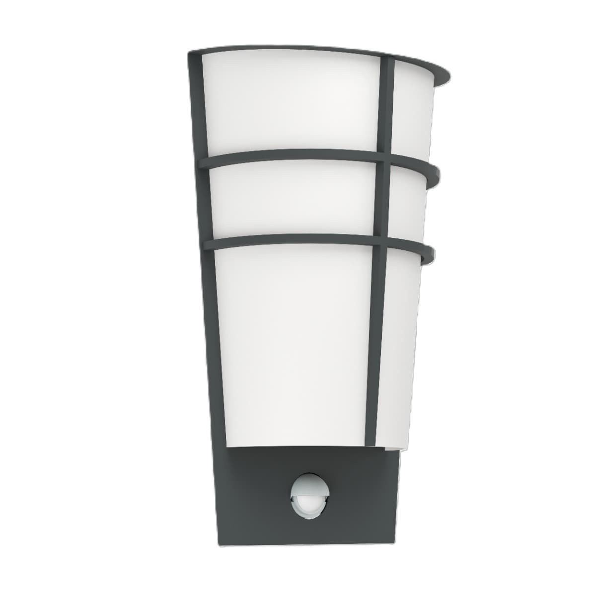 Eglo Breganzo 1 Anthracite Outdoor LED Wall Light 3000K IP44 - Grey