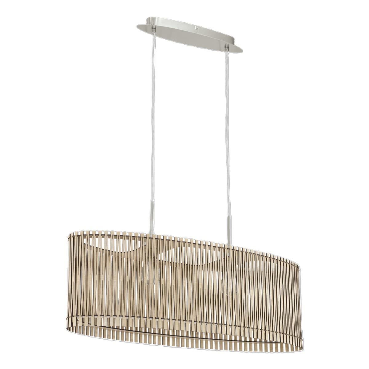Eglo Sendero Satin Nickel E27 Pendant Light