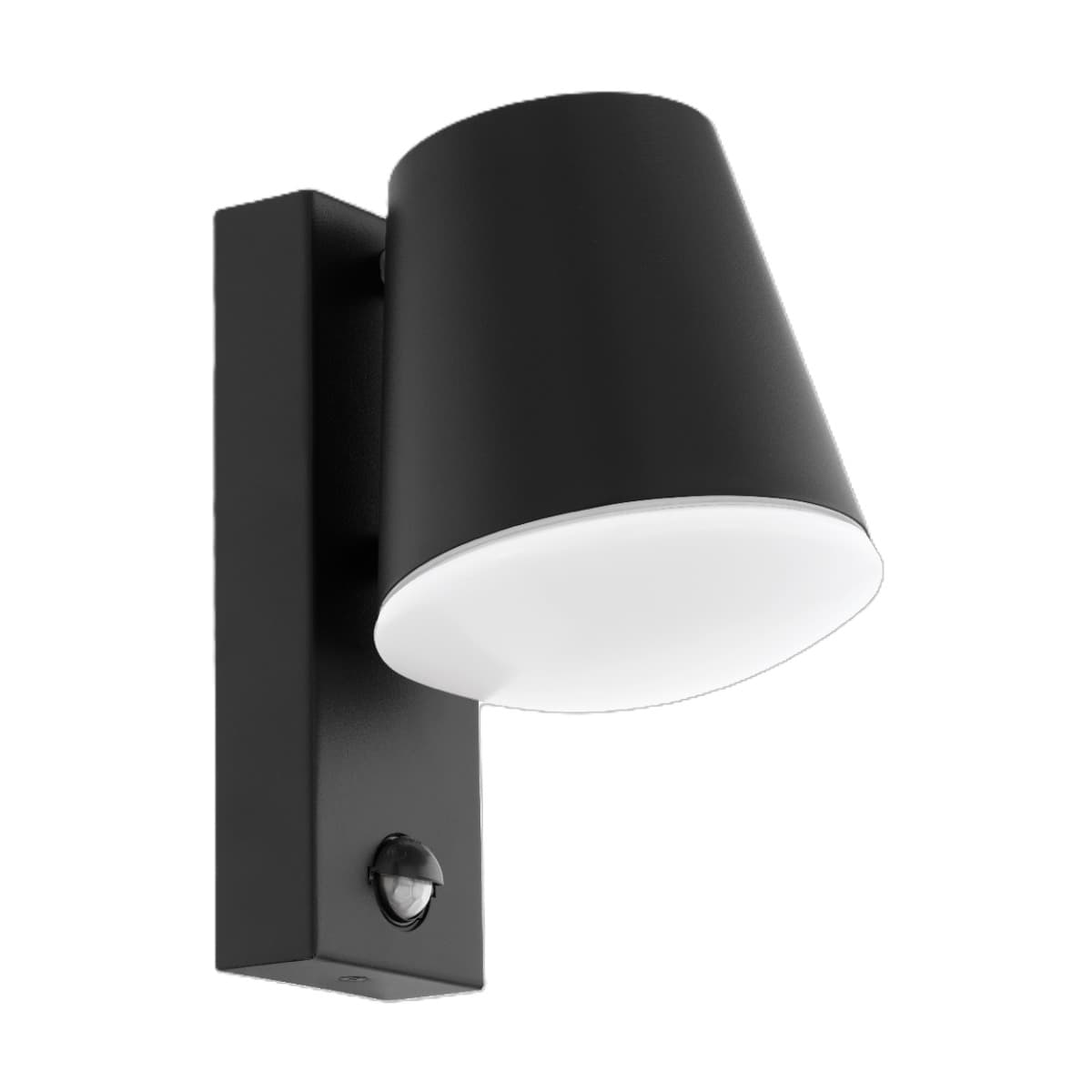 Eglo Caldiero Anthracite Outdoor E27 Wall Light IP44 with Sensor - Grey