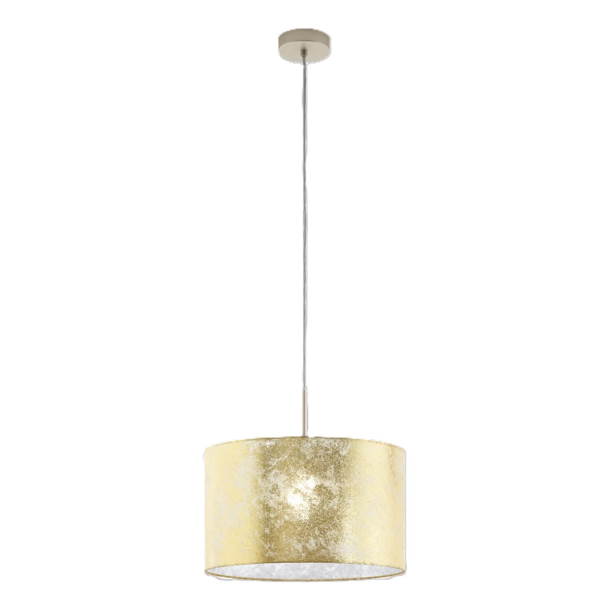 Eglo Viserbella Champagne E27 Pendant Light - Brown
