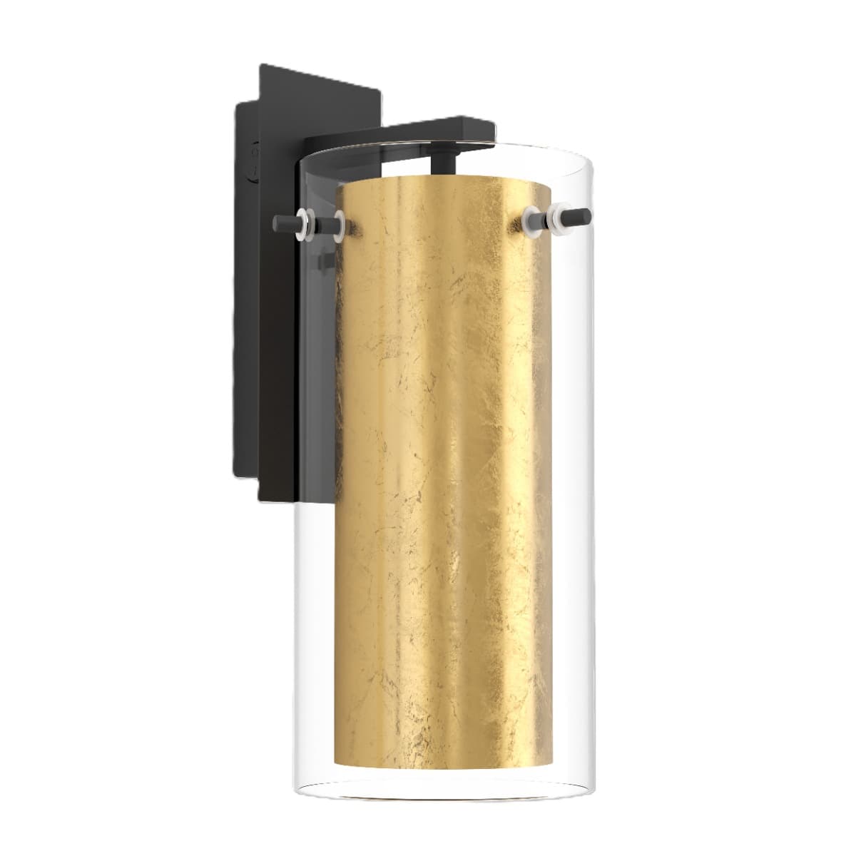 Eglo Pinto Gold Black E27 Wall Light