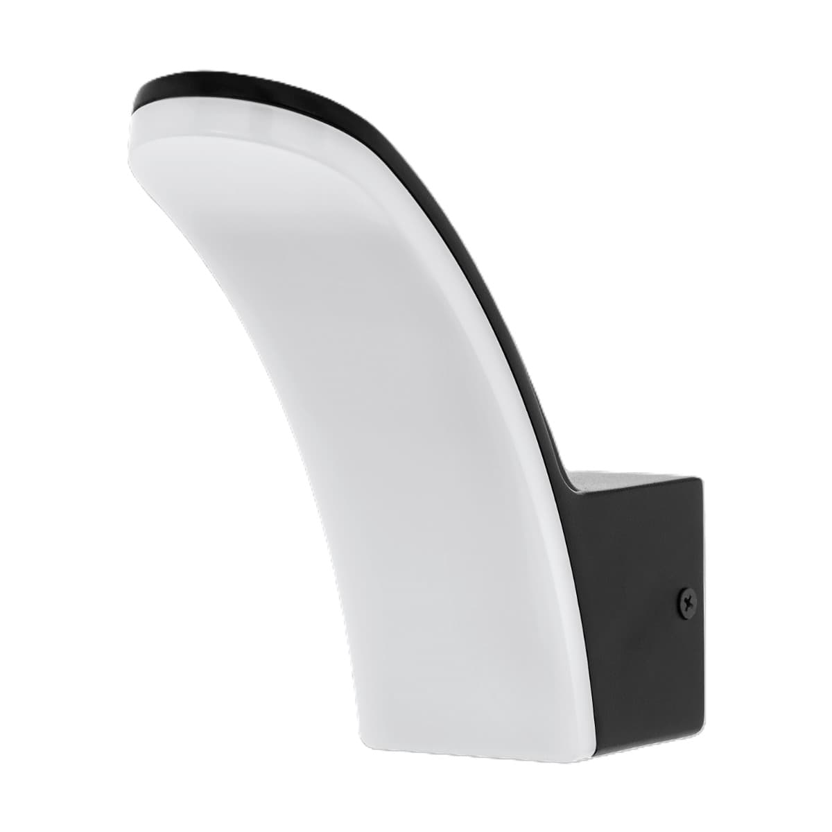Eglo Fiumicino Black Outdoor LED Wall Light 3000K IP44