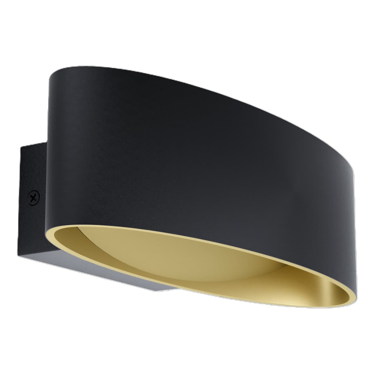 Eglo Maccacari Black Gold LED Wall Light 3000K