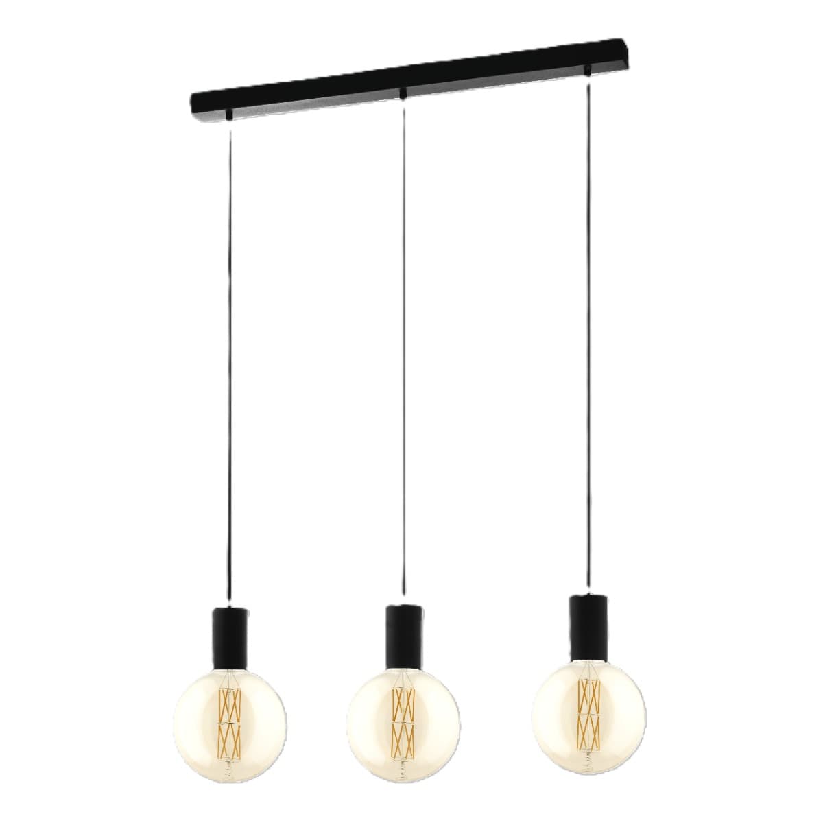 Eglo Pozueta Black E27 Pendant Light