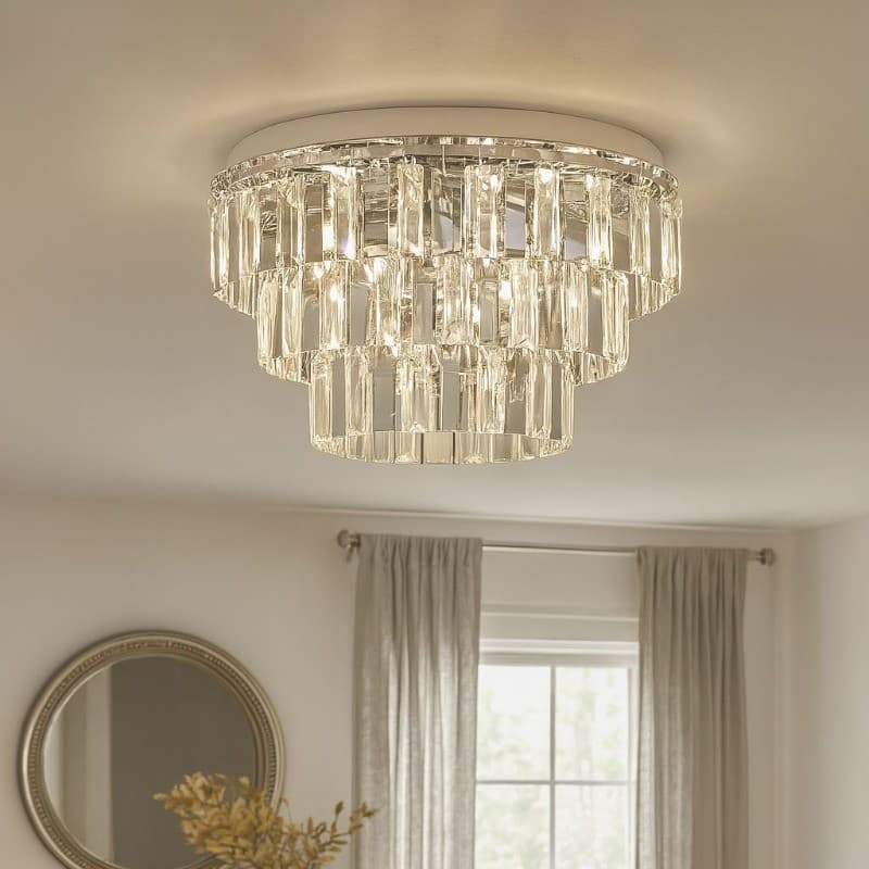 Eglo Erseka Chrome E14 Ceiling Light