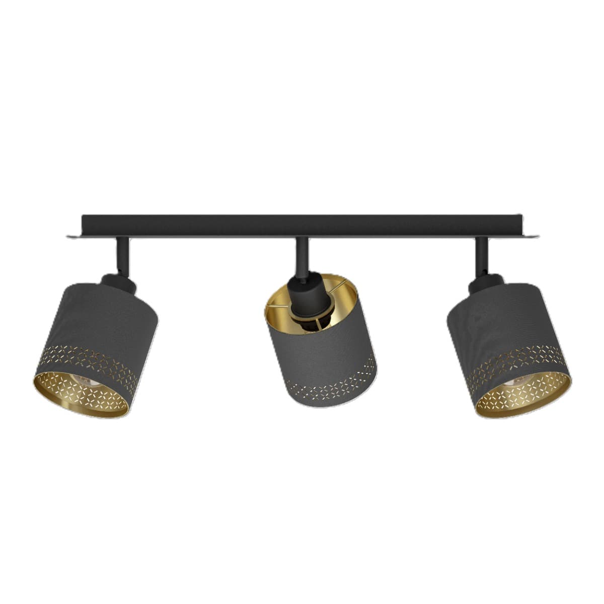 Eglo Esteperra Triple Black E27 Spotlight