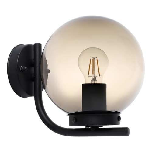 Eglo Taverna Black Outdoor E27 Wall Light IP44