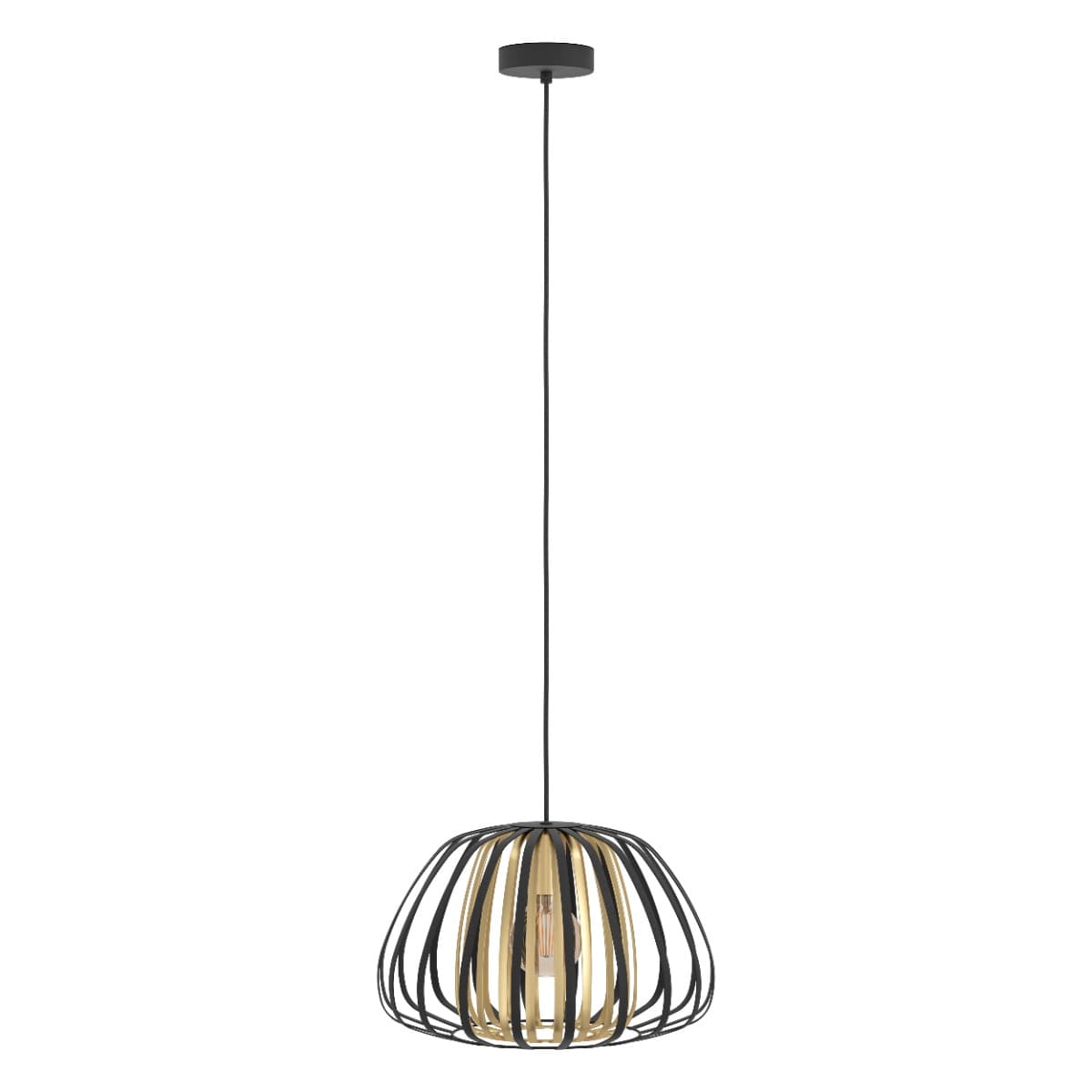Eglo Encinitos Black Gold E27 Pendant Light